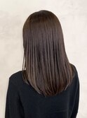 20代30代40代大人可愛い◎艶感美髪ストレート★ダークブラウン