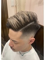 ヒロギンザ 八重洲店(HIRO GINZA)&nbsp;かき上げニュアンスマッシュサイドパート韓国マッシュフェード