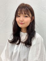 ヴィータ 田町(vi ta) オトナカワイイシースルーバングヘア