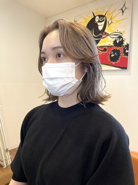 ノラキチジョウジ(NORA KICHIJOJI) #くびれヘア#ボブレイヤー#くすみカラー#ハイトーンボブ#望月