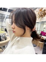 ロンドプロフィール 浦和(Lond profil)&nbsp;蒲生優 【センター分け韓国風くびれミディアム】【浦和】