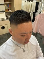 銀座マツナガ 浅草店 震災刈り×スキンフェードスタイル
