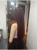 ウルトワトリートメントで美髪ピンク