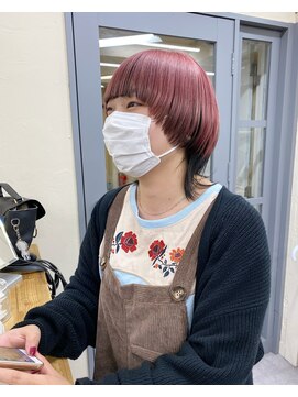 ヴェルダ 池袋店(verda) マッシュウルフ×デザインカラー