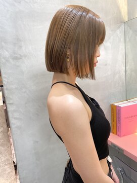 ロンドポレール 北千住(Lond polaire) 【伊勢】ボブ×マロンベージュ