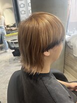 リーオオサカ(Lee Osaka) ピンクベージュ×ネイビーブラック