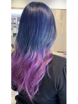 アズールサン 草加西口店(azule-sun) トリプルカラー,ネイビーブルー,パープル【草加】