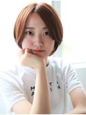 <genesis>前髪長めの前下がりショートボブ