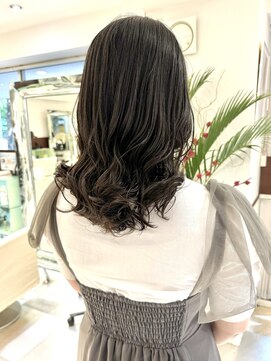 ゼンコー オモテサンドウ(ZENKO Omotesando) コテ巻き風パーマ/デジタルパーマ/韓国風パーマミディアムパーマ