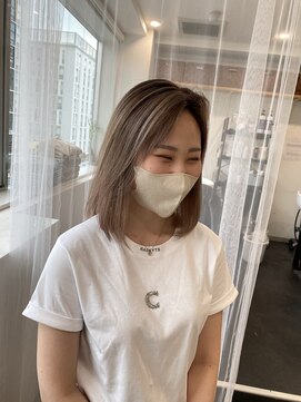 カラ 京都河原町(Kala) ハイライトバレイヤージュダブルカラーケアブリーチ20代30代