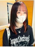 似合わせカット/顔周りレイヤー/インナーカラー