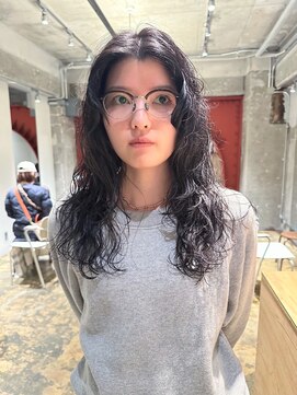 ハマモト ロングパーマ