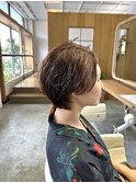 メンズライクショート×ルーズウェーブ