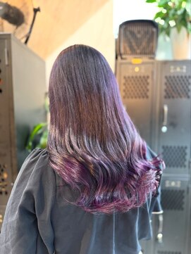 ヴァイス 渋谷店(VAICE) パープルガーネット/グラデーション風/推しカラー