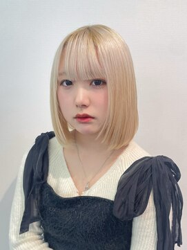 この春、レイヤーボブ×ブロンドで即垢抜けヘア