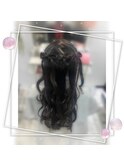 ハーフアップ