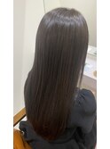 透明感ブラウン×髪質改善トリートメント