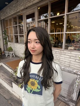 コーディアルヘア 白川本店(Cordial hair) ブリーチなしのオリーブカラー