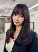 色気レイヤーカットダークグレージュ20代30代大人かわいい