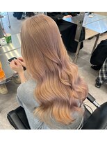 サンクプロジェクト(cinq PROJECT)&nbsp;韓国ヘア顔周りレイヤーミルクティーベージュグレージュカラー