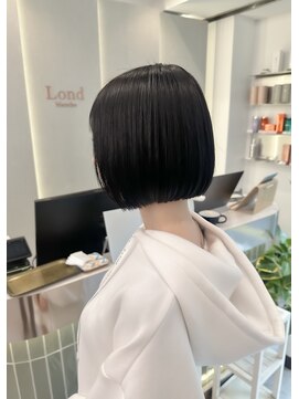 ロンドリゼル 札幌(Lond RiseL) オリーブグレー/前髪/ボブ/マロンベージュ/レイヤーカット/小顔