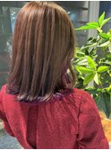 ミルクティーベージュ　ユニコーンカラー