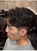 ニュアンスパーマ/フェザーパーマ／ビジネススタイル