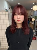 ブリーチカラー ボルドー