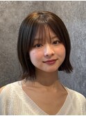 面長さんなオススメのくびれボブ
