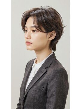 アーツ 茅ヶ崎(arts) ショートカット20代30代40代前髪あり面長丸顔ショートボブ