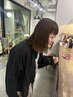 【湿気に負けない!乾かすだけで艶髪♪】酸性縮毛矯正+カット ¥24200