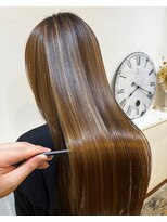 セットアップ 岡山北長瀬店(SET-UP) 艶髪 美髪 髪質改善 デザインカラー ハイライト 縮毛矯正