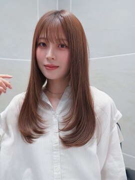 アンジェリカ 尼崎店(ANGELICA) ANGELICA ロングウェーブ　シナモンベージュ