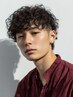 【平日/立体感ヘア】カット+波巻きパーマorツイストスパイラルパーマ [MEN'S]