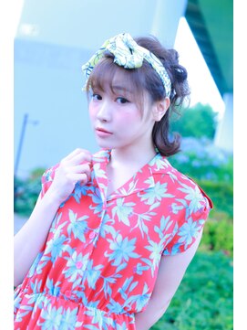 ミリム 栄矢場町店(MIRiM) 【ミューズ栄】簡単アレンジスタイル２　レトロガール♪