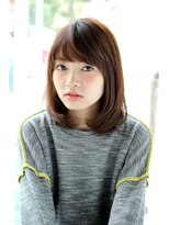 アンアミ オモテサンドウ(Un ami omotesando) 【Un ami】   前髪で大人可愛く　愛されミディ　（増永剛大）