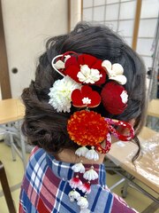 成人式ヘアセット