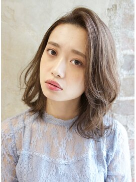 アフロート ルヴア(AFLOAT RUVUA) AFLOAT RUVUA新宿　京佳の『大人ボブの柔らかアッシュベージュ』