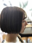 切りっぱなしボブ