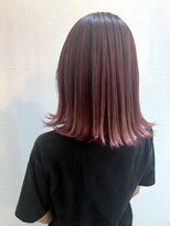 フィックスヘアー 梅田店(FIX-hair) ◇バレイヤージュ/ピンクカラー◇ハイトーンカラー/こなれヘア