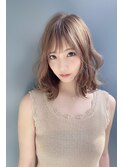 フリンジウェーブのボブスタイル♪前髪は透け感が◎藤沢2