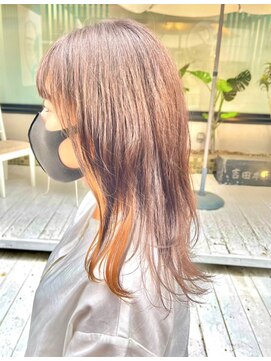 ヘアーメイクオズ(hair make O/S) オレンジベージュでオシャレ度アップ