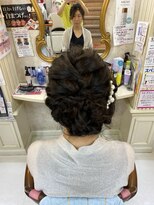 美容室 ティンカーベル&nbsp;シニヨンアップ