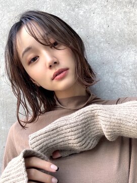 ユアーズ ヘア 恵比寿本店(youres hair) 大人可愛いゆる巻アンニュイなボブスタイル