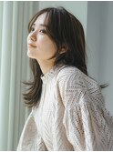 テラコッタ/韓国風ヨシンモリ/流れるレイヤー/前髪カール[銀座]