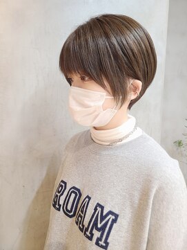 エリマ 調布(elima) 大人丸みショート/マッシュ/イルミナカラー/ベージュインナー