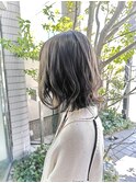 グレージュカラ-/切りっぱなし/ボブ