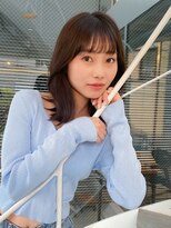 モイシェン(mauschen)&nbsp;【韓国ヘア】くびれミディ×ラベンダーグレージュ