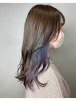 ブロンド 町田(BLONDE)&nbsp;アッシュベージュ×インナーラベンダー