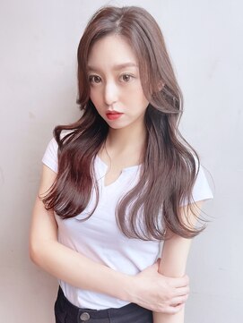 アイティーバイアルバム 藤沢店(IT by ALBUM) ヨシンモリヘアー_外ハネボブセクションカラー_48862